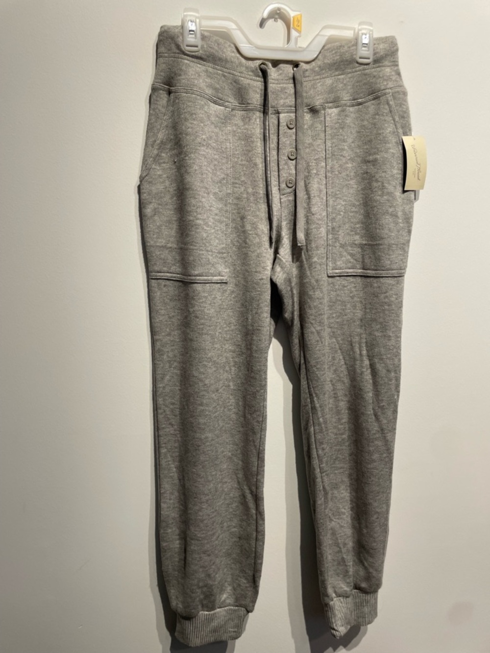 Universal Thread Women's High-Rise Knit Joggers Heather Gray Medium NWT
